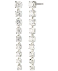 Marchesa Cubic Zirconia Linear Drop Earrings