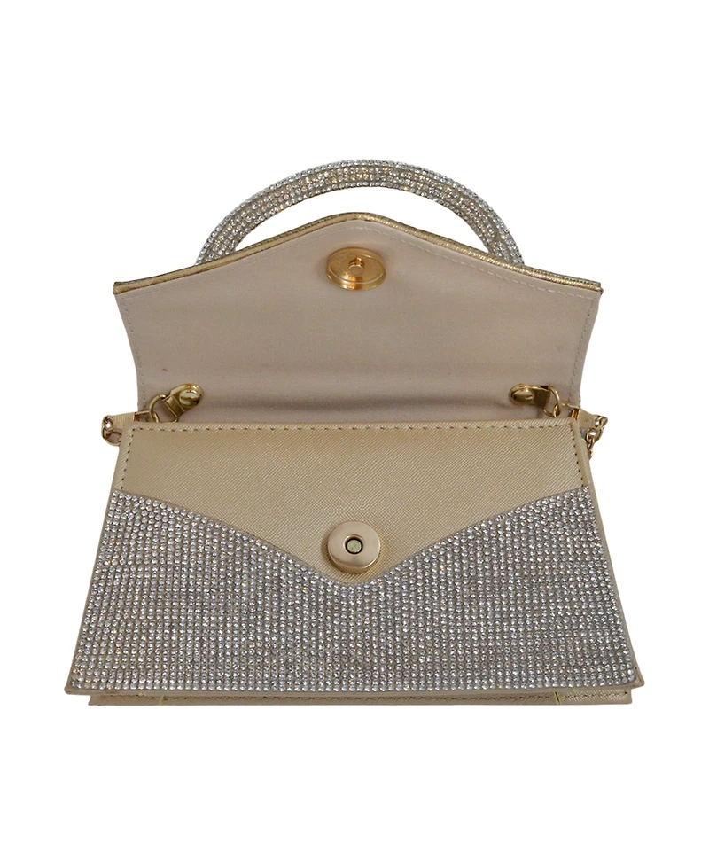 Bebe Hollywood Diamond Mini Satchel Bag