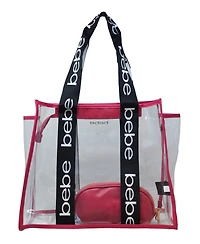 Bebe Hana Clear Tote Bag