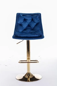 Simplie Fun Chrome Swivel Bar Stools Set