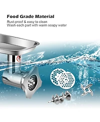 Sugift Heavy Duty 1.5HP 1100W 550LB/h Commercial Grade Meat Grinder