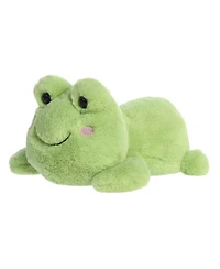 Aurora Small Fovo Frog Too Cute Playful Plush Toy Green 9"
