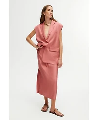 Nocturne Women's Lapel Collar Vest