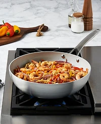 Smart Planet 11.75" Aluminum Nonstick Open Everything Pan