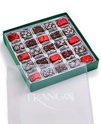Frango Chocolates Holiday Decorated Milk Mint Box of Chocolates, 25 Piece