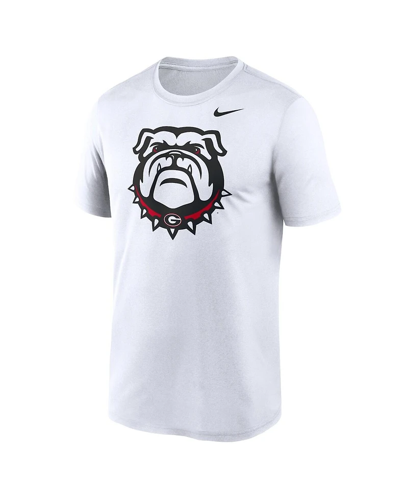 Nike Men's White Georgia Bulldogs Primetime Legend Alternate Logo T-Shirt