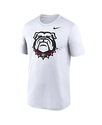 Nike Men's White Georgia Bulldogs Primetime Legend Alternate Logo T-Shirt