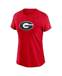 Nike Women's Red Georgia Bulldogs Primetime Evergreen Logo T-Shirt