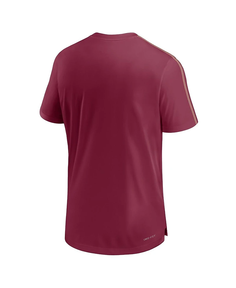 Nike Men's Florida State Seminoles 2024 Sideline Coach Performance T-shirt