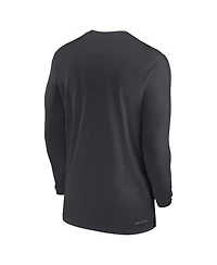 Nike Men's Michigan State Spartans 2024 Sideline Coach Uv Performance Long Sleeve T-Shirt