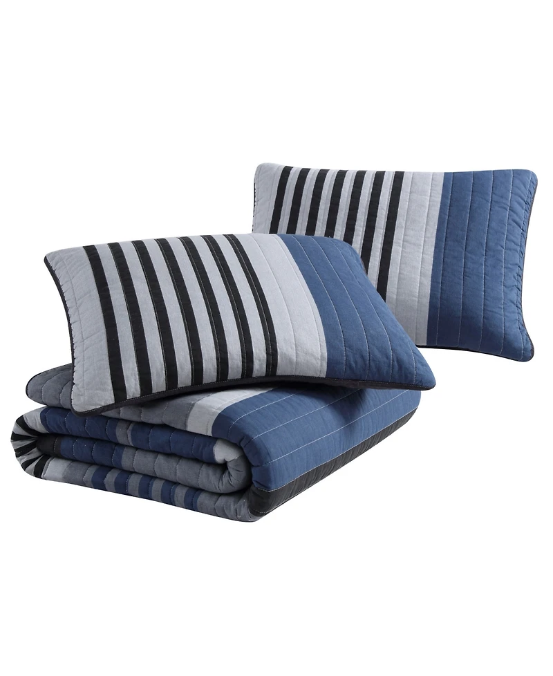 Nautica Rendon Reversible 3 Piece Quilt Set, King
