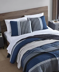 Nautica Rendon Reversible 3 Piece Quilt Set, King