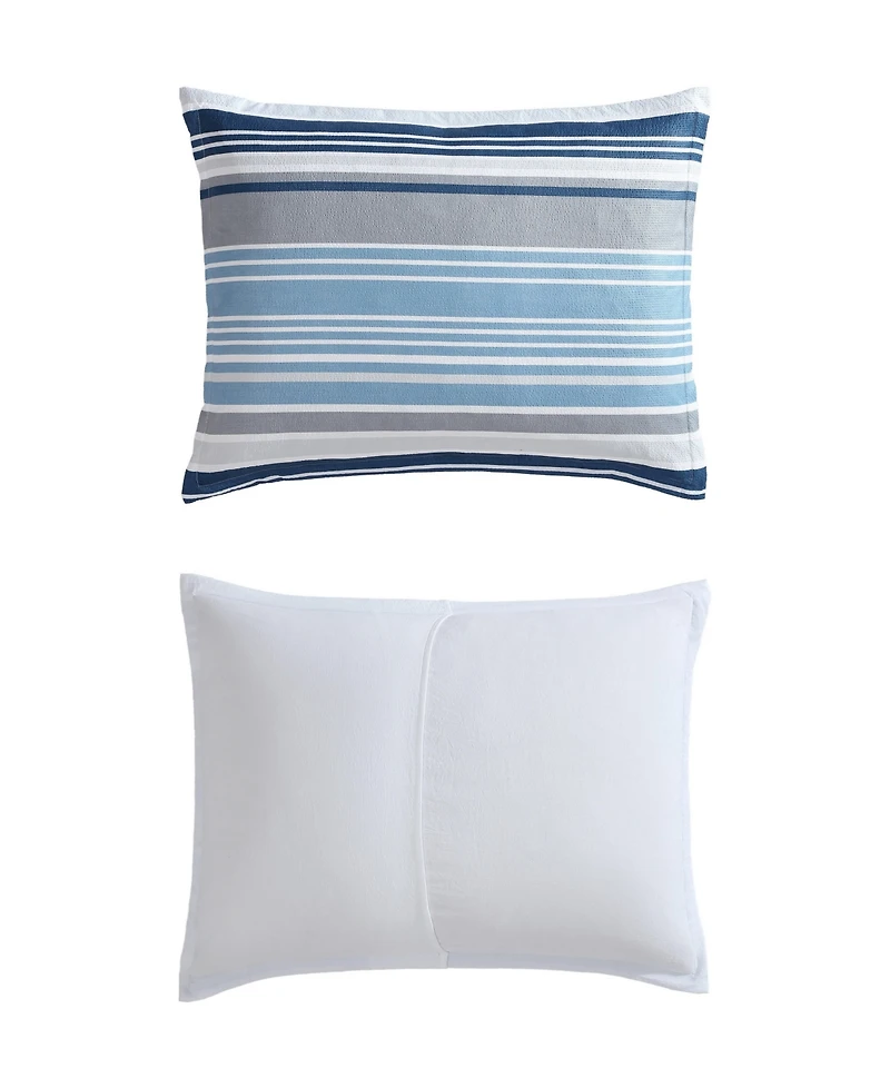 Closeout! Nautica Bradlee 3 Piece Comforter Set, King