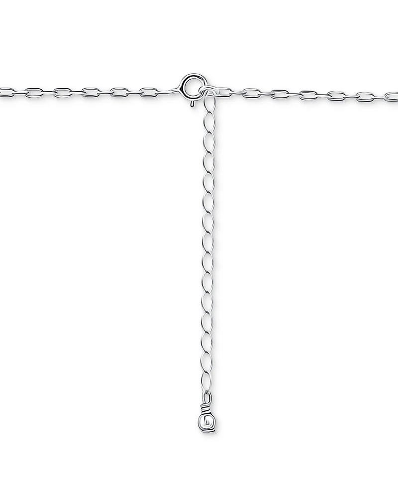 Giani Bernini Initial A Pendant Necklace in Sterling Silver, 16" + 2" extender, Created for Macy's