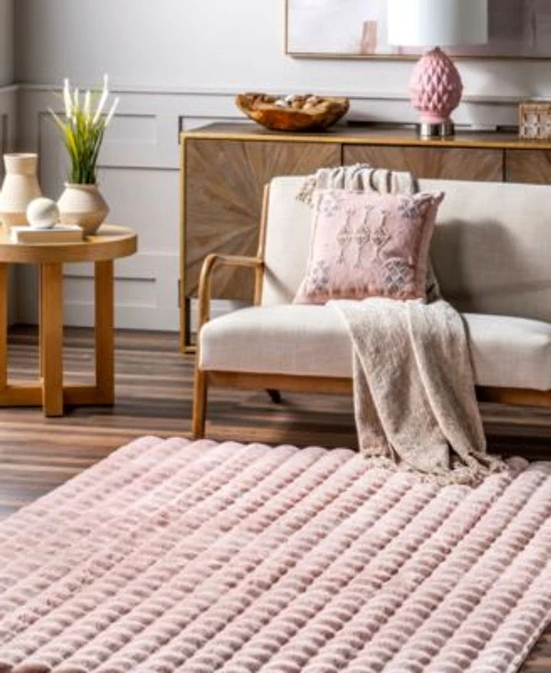 Nuloom Washable Faux Rabbit Jeni Rug Collection