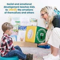 ECR4Kids SoftZone Emotion Cube with Mirror, Contemporary