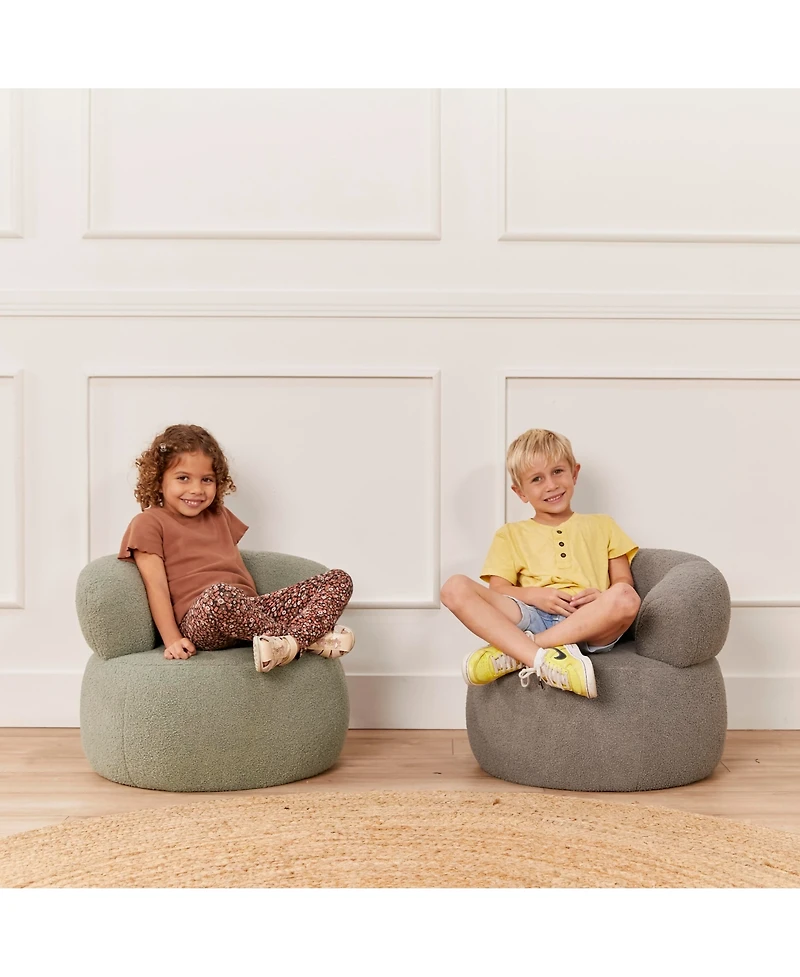 ECR4Kids Sophie Accent Chair, Peacock Blue, 1