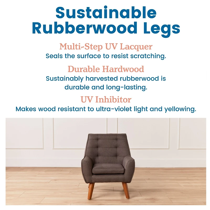 ECR4Kids Ezra Accent Chair, Raisin