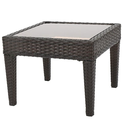 Streamdale Furniture Woven Outdoor Accent Table, Weather-Resistant