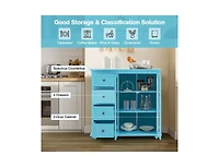 Buffet Sideboard Table Kitchen Storage Cabinet with Drawers and Doors