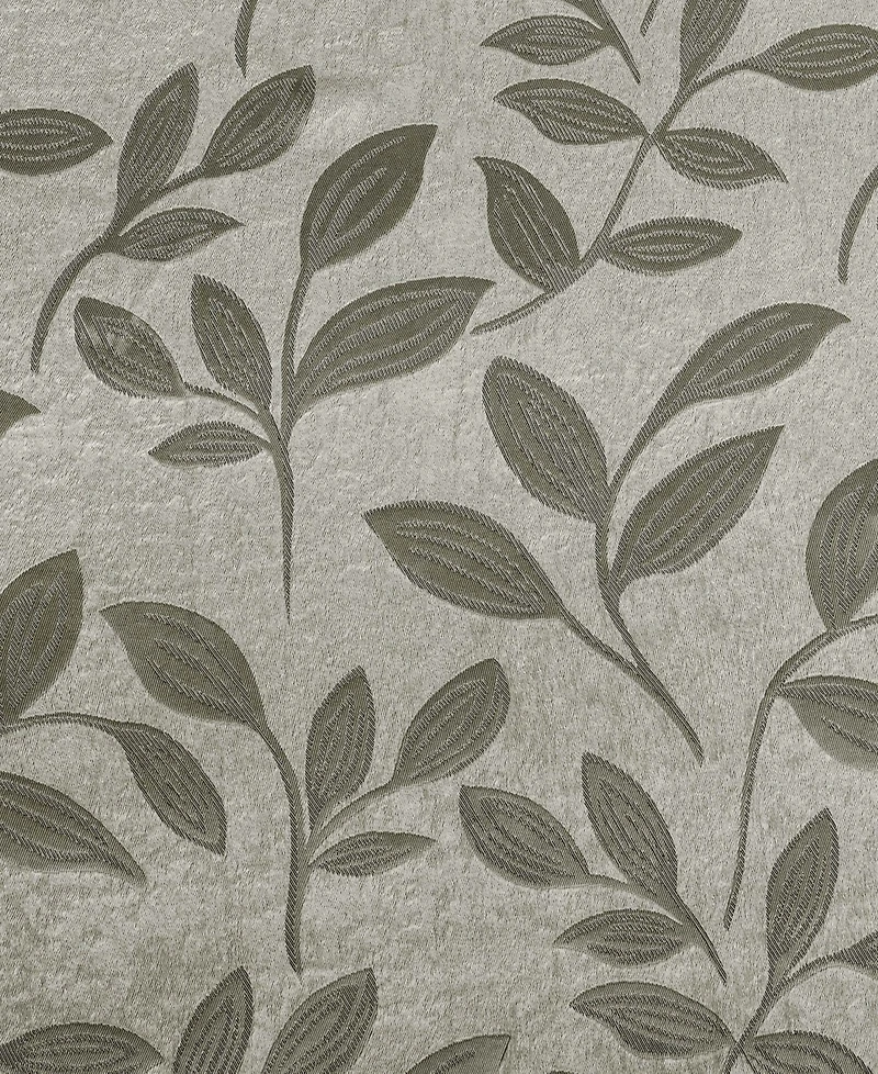 Superior Modern Leaves 8 Curtain Panels Set with Grommet Header, 42 X 84