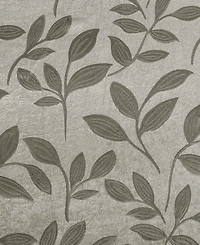Superior Modern Leaves 8 Curtain Panels Set with Grommet Header, 42 X 84