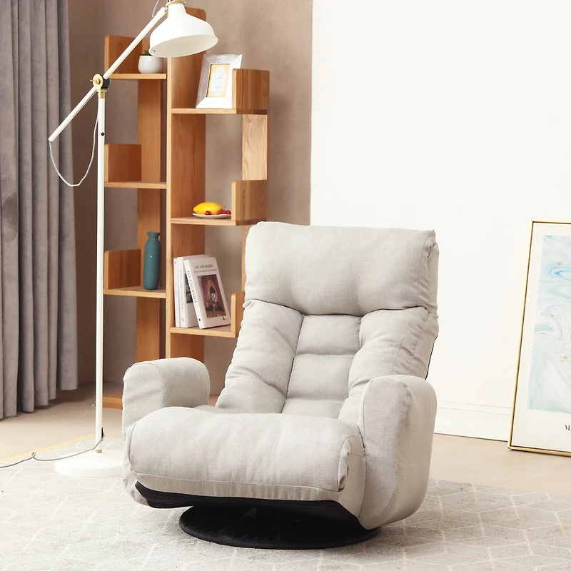 Streamdale Adjustable Gaming Lounger Chair, 360 Rotation