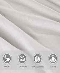 Superior Cotton Linen Blend Deep Pocket 4-Piece Bed Sheet Set