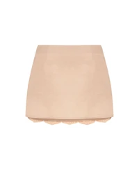 Nocturne Women's Embroidered Mini Skirt