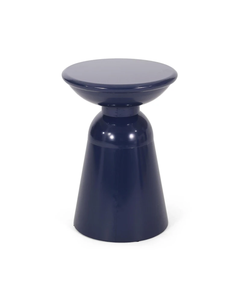 Streamdale Modern Pedestal Side Table Set Sophisticated Flair, Chic Minimalism