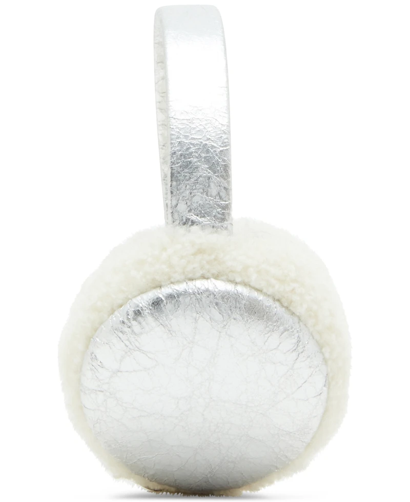 Steve Madden Women's Cozy Glitter Faux-Suede Earmuffs