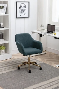 Streamdale Modern Adjustable Office Chair with Teddy Fabric