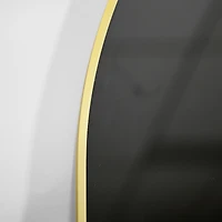 Homlux Rectangular Wall Mounted Mirror 22"x30" in Gold