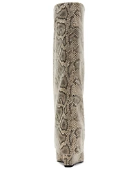Madden Girl Evander Fold-Over Cuffed Knee High Wedge Dress Boots