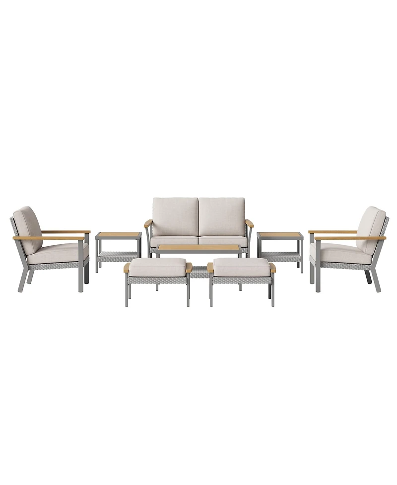 Sencillo 8 Piece Conversation Set