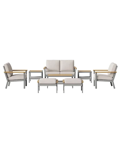 Sencillo 8 Piece Conversation Set
