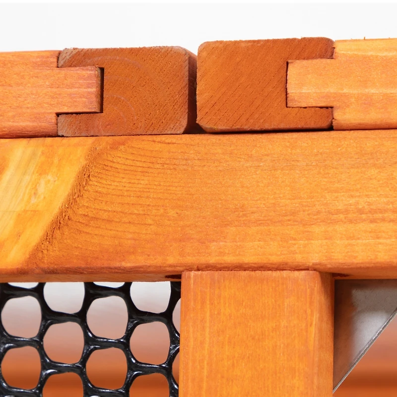Streamdale Orange Cat Enclosure with Roof and Platforms