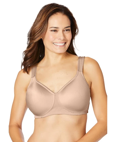 Comfort Choice Women's Microfiber Wireless Lightly Padded T-Shirt