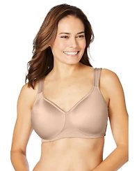 Comfort Choice Women's Microfiber Wireless Lightly Padded T-Shirt