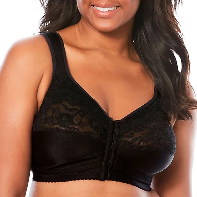 Comfort Choice Women's Easy Enhancer Front-Close Wireless Bra