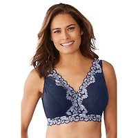Comfort Choice Women's Plus Lace Leisure Bralette
