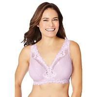 Comfort Choice Women's Plus Lace Leisure Bralette
