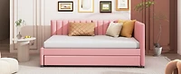 Streamdale Twin Upholstered Daybed with Trundle