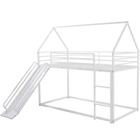 Streamdale Twin Over House Bunk Bed With Ladder And Slide