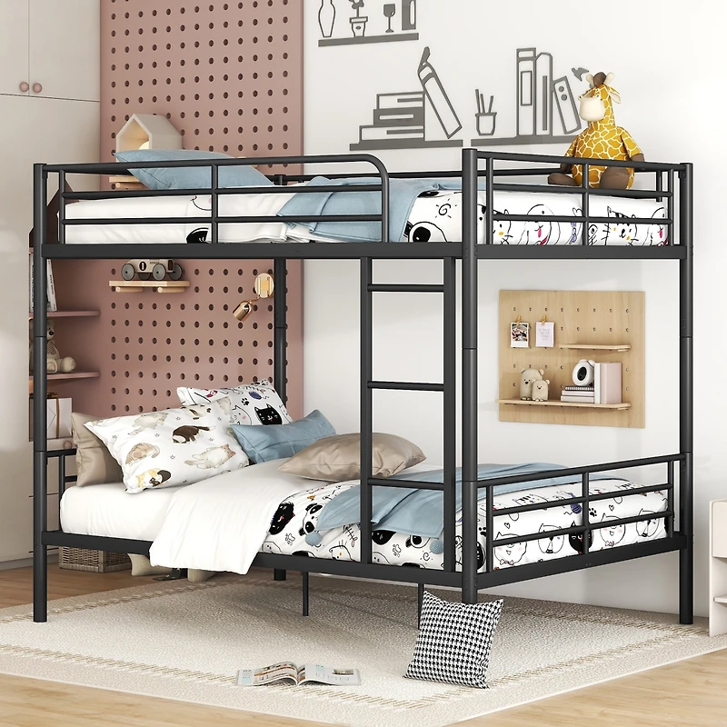 Streamdale Full Over Metal Bunk Bed, White