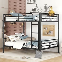 Streamdale Full Over Metal Bunk Bed, White