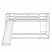 Streamdale Twin Over Bunk Bed With Convertible Slide And Ladder
