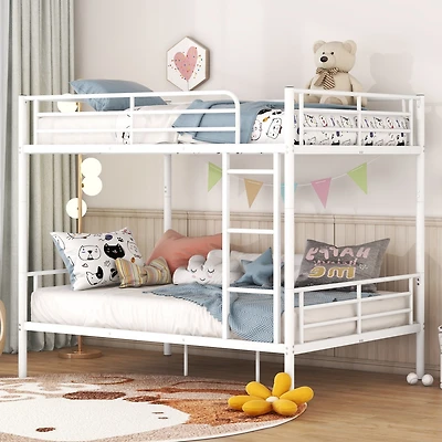 Streamdale Full Over Metal Bunk Bed, White
