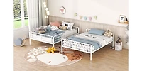 Streamdale Full Over Metal Bunk Bed, White