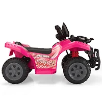 Streamdale Furniture Electric Toy Car for Kids Rosy Ride-On Atv with Music and Lights